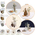 Silentsea 4 Embroidery kit Vase Pattern Stitching Embroidered Cloth Embroidery Starter kit...