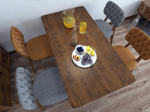 Brown Wood Grain Contact Paper for Countertops Waterproof Wood Wallpaper Peel and Stick Countertops 15.8"x196" Kitchen Cabinet Wallpaper Wood Grai...