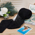 GORGECRAFT 5.5 Yards 4.41 Inch Wide Elastic Band Black Stretch Polyester Fabric Ribbon Crochet Headband for Home DIY Sewing Crafts Garment Bow Str...