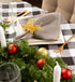 DII Buffalo Check Collection, Classic Farmhouse Tablecloth, Tablecloth, 60x84, Black & White...