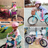2pcs 29cm Length Polyester Silky Ribbons Streamers Bike Tassels Handlebar Tassels for Children Kid's Bike,Bicycle,Scooter,Baby Carrier Grips Decor...