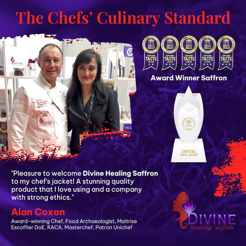 Divine Healing Saffron, Awarded Saffron Threads High Negin Premium grade Saffron Spice Paella, Risotto, Tea's, all Culinary Uses (1.5 Grams)...