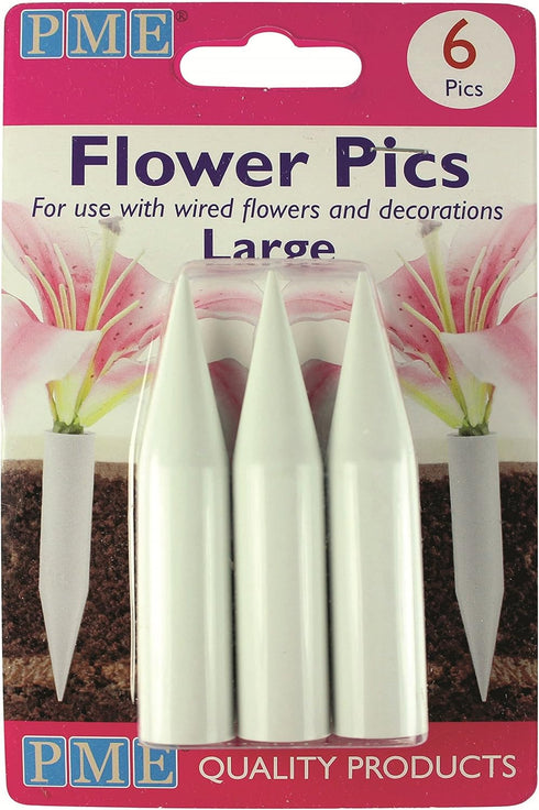 PME Large Flower Pics, Pack of 6...