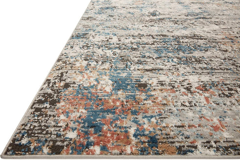 Loloi II Bianca Collection BIA-06 Granite/Multi 18" x 18" Sample Sample Rug...