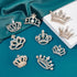 CHGCRAFT 9Pcs 9 Styles Crystal Rhinestone Crown Brooch Pin for Women Open Pave Crystal Wedding Brooch Scarf Pin Gift for Women Womens Mother Shirt...