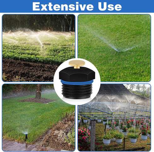 10Pcs Atomizing Irrigation Sprinkler Heads, Misting Nozzles for 1/2 Inch Garden Sprinkler Heads Sprinkler System 360 Rotation Mister Nozzles, Wate...