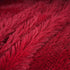 YOUR SMILE Pack of 2, Christmas Decorative New Luxury Series Merino Style Faux Fur Throw Pillow Case Cushion Cover 18" x 18"(Burgundy Red)...