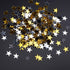 Metallic Multi-Colored Star Confetti - 10mm, Silver, Black, Gold - 30g...