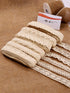 0.78 inches by 30 yards Beige Cotton Ribbon Lace Trim for Sewing and Gift Wrapping 6 Rolls by Alice Crafts | 6 Rolls x 5 yards each, Set of 6 Asso...