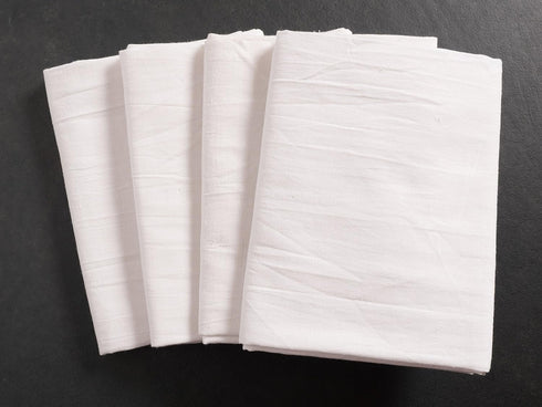 KAF Home Flour Sack Kitchen Towels, White, Set of 4, 100% Cotton...