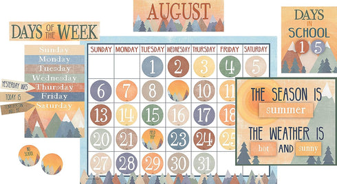 Teacher Created Resources Moving Mountains Calendar Bulletin Board...