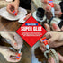 1 Gram (Pack of 24) Single use Super Glue All Purpose, Super Fast, Thick & Strong Adhesive Superglue, Cyanoacrylate Glue for Hard Plastics, DIY Cr...