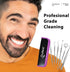 Dental tools Cleaning Kit Premium German Stainless Steel Plaque Cleaner, Tartar Remover, 6 Pieces Oral Care Instruments with Case Suitable for Adu...