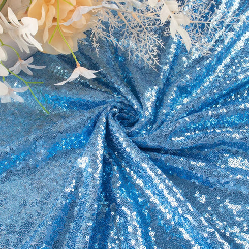 Sequin Fabric by The Yard Sequence Fabric for Dress Glitter Metallic Mesh Fabric for Sewing Handcraft Shimmer Mermaid Fabric Wedding Party Costume...