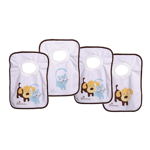 Dreambaby Terry Cloth Cotton Pullover Baby Bibs for Teething Feeding and Drooling - Super Absorbent & Extra Soft - Machine Washable for Easy Clean...