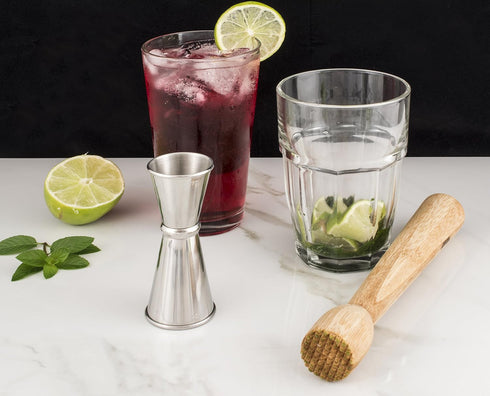 HIC Kitchen Bar Muddler, Natural Bamboo...