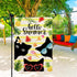 Black Cat Hello Summer Flag for Outside Burlap Hello Spring Summer Small Garden Flag 12.5 x 18 Double Sided Outdoor Holiday Porch Flags Seasonal D...