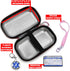 CASEMATIX Pink Compact Insulated Asthma Inhaler Travel Bag Case Compatible with Chamber Inhaler Spacer, Masks and More - Does Not Fit Spacers Long...