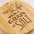 Totally Bamboo Salt Cellar Bamboo Storage Box with Magnetic Swivel Lid, 6 Ounce Capacity, "Take Life with a Grain of Salt" Engraved on Lid...