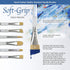 Royal & Langnickel - 5pc Soft Grip Gold taklon Paint Brush Set, Round | SG303...