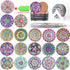 Tontut 18 pcs diamond painting coasters with holder ?DIY diamond art mandala coasters Diamond painting kits for beginners, art craft supplies for ...