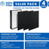 Fette Filter - Premium Air Purifier Replacement Filter Set, Compatible with Levoit LV-H126 Air Purifier (1 Hepa 3 Carbon)...