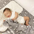 American Baby Company Heavenly Soft Chenille Fitted Crib Sheet 28" x 52", Warm and Cozy Neutral Chenille Sheet, Gray 3D Cloud, for Boys and Girls,...
