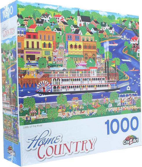 Home Country - Lady of The River - 1000 Piece Jigsaw Puzzle for Adults...