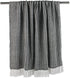 DII Arrowhead Woven Throw, 50x60 with 3" Fringe, Black, 1 Piece...
