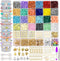 JOICEE 4400pcs Clay Beads for Bracelet Making Kit, Friendship Bracelet Beads Flat Preppy Beads for Jewelry Necklace Earring Making,Aesthetic Boho ...