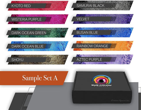 Eye Candy Pigments Variety Mica Pigment Powder Set A - Epoxy Resin Art - Woodworking - Cosmetic Grade Mica Powder - Bath Bombs - Pigment Powder Va...