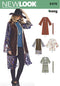 NEW LOOK Pattern 6476 Misses' Easy Kimono with Length and Sleeve Variation...