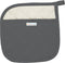 MÜkitchen MÜpotholder Herringbone Cotton Kitchen Potholder | Multipurpose Hot Pad | Machine Washable and Durable | (Stainless)...