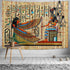 FEASRT Egyptian Gods Tapestry Ancient Hieroglyphic Tapestry Wall Hanging Tapestries for Home Bedroom Living Room Apartment Dorm Office Decor 80x60...