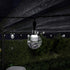 Pure Garden 50-LG1088 Outdoor Sting Solar Powered Round Globe Hanging Cool White Lights for Patio, Backyard...
