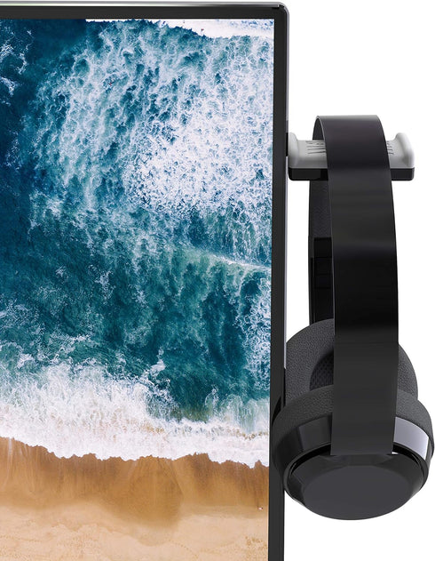 TotalMount Monitor Stand for Headphones and Headsets (Premium-Grade Holder Saves Desk Space and Protects Headphones)...