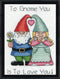 Design Works Crafts Gnome Love Counted Cross Stitch Kit, by The Yard...