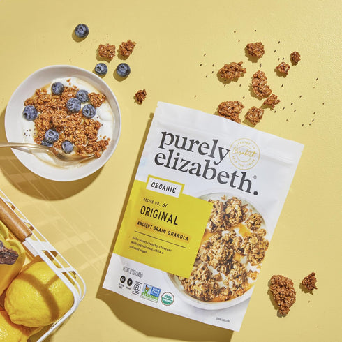 Purely Elizabeth, Organic Original, Ancient Grain Granola, Gluten-Free, Non-GMO (12oz Bag)...