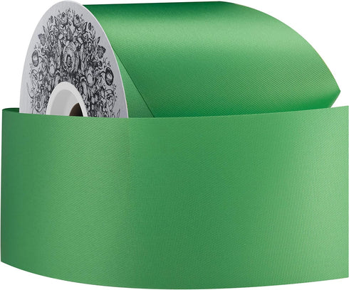 McGinley Mills 2.5" W Acetate Satin Ribbon, Emerald Green, 50 Yard Spool...