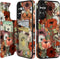 Shorogyt for Samsung Galaxy S23 FE Wallet Case with Card Holder, Designer Mushroom Flower Pattern Kickstand Magnetic Clasp Back Flip Folio Leather...