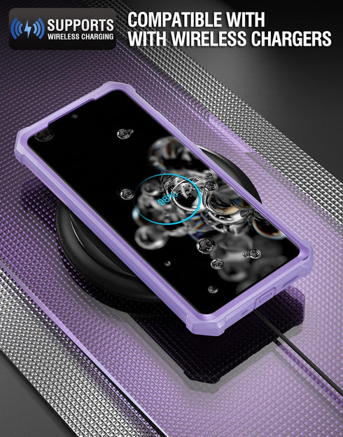 Poetic Guardian Series Case Designed for Samsung Galaxy S20 Ultra Case, Full-Body Hybrid Shockproof Bumper Cover, Without Built-in-Screen Protecto...