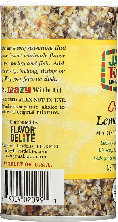 Jane's Krazy Seasonings Mixed-Up Lemon Pepper Marinade & Seasoning, 2.5 Ounce...