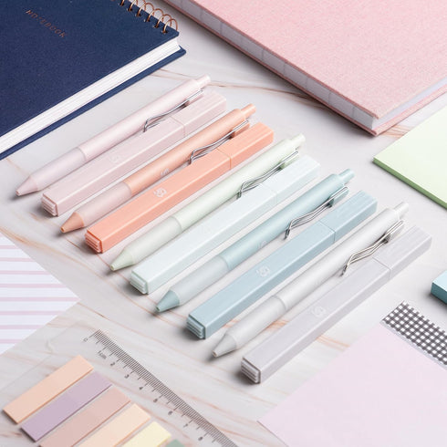 Aesthetic Highlighters and Gel Pens With Soft Ink And Tip, No Bleed Dry Fast Easy to Hold, for Bible Journaling Planner Notes School Office Suppli...