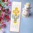 Povitrulya 'Holy Spirit' Counted Cross Stitch Bookmark Kit - DIY Embroidery Set for Adults with Paper Pattern, 16-Count Aida Canvas and Presorted ...