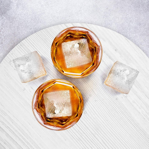 Tovolo Ice Cube Trays & Sphere Molds Easy Release Silicone 6 Large Cubes & 2 Spheres for Whiskey Cocktails and Beverages, Charcoal Gray...