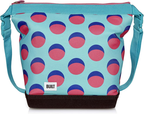 BUILT Lex Polyester Lunch Tote Bag - Lightweight, Insulated and Reusable Retro Moon Dot 5251733...
