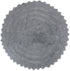 DII Crochet Collection Reversible Bath Mat, Round, 27.5" Diameter, Gray...