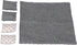 Dollhouse Bedding, 5 Piece Set with Comforter & Pillows, Blanket, Realistic Bedroom Accessories for 6 inch Dolls, 1/12 Scale, Gray and White Linen...