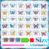 30 Pcs Refrigerator Diamond Art Magnets Easy Diamond Art Kits Fridge Diamond Stickers for Adults Kids DIY Home Decors(Butterfly)...