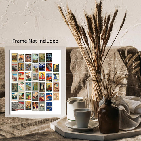 Posterizer 1 pcs-Miniature Vintage Travel Posters- India-New Mexico-Holiday Poster Collection-Gift for Men Women Entrepreneur Teens - UNFRAMED Wal...